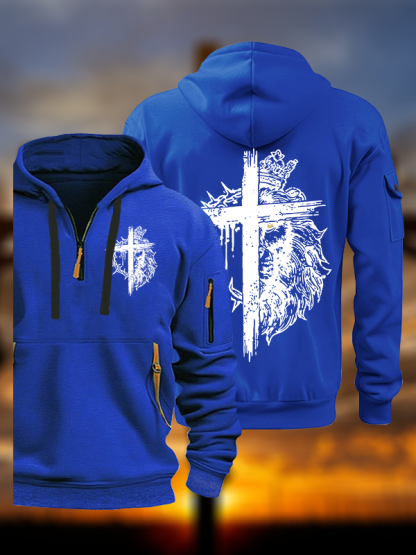 Lion of Judah Jesus God Christian Zipper Hoodies