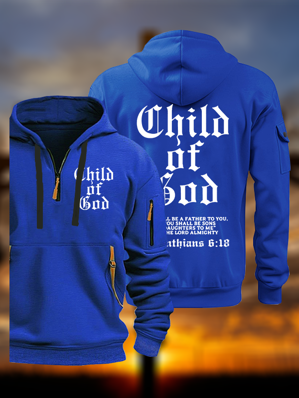 Child Of God Jesus God Christian Zipper Hoodies