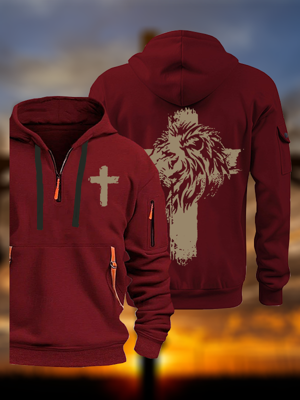 Fearless in Faith Jesus God Christian Zipper Hoodies