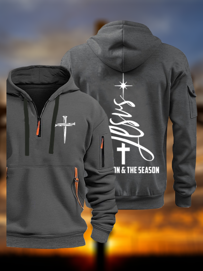 The Reason & The Season Jesus God Christian Zipper Hoodies