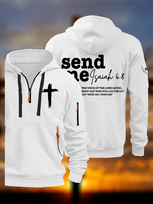  Send Me Jesus God Christian Zipper Hoodies