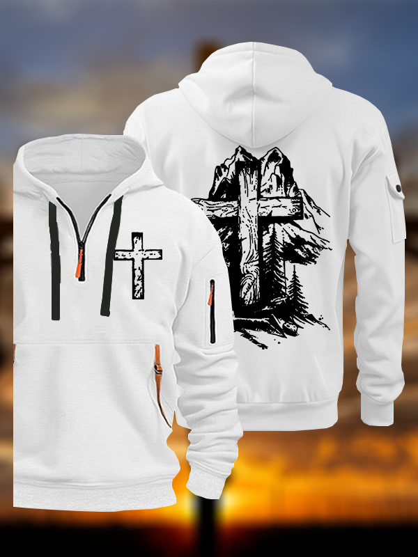 Faith Over Mountains Jesus God Christian Zipper Hoodies