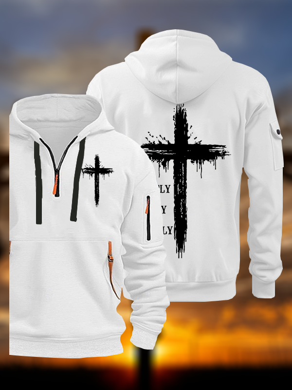 Act Justly Love Mercy Walk Humbly Jesus God Christian Zipper Hoodies