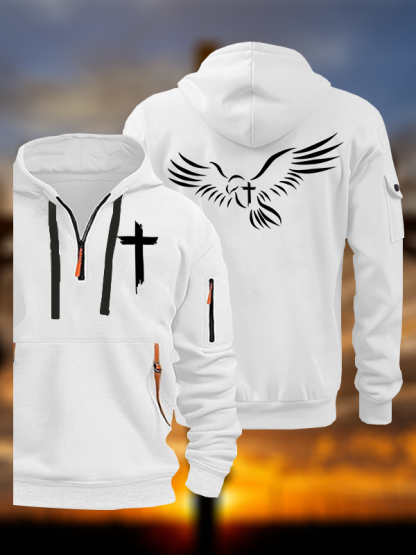 Wings Like Eagles Jesus God Christian Zipper Hoodies