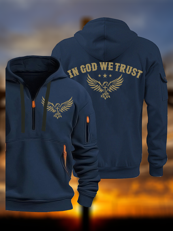 In God We Trust Jesus God Christian Zipper Hoodies