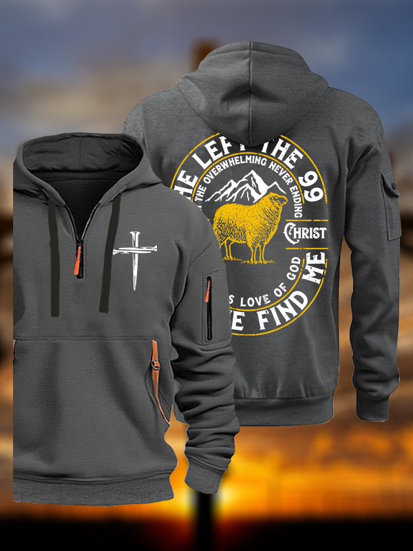 He Left The 99 Jesus God Christian Zipper Hoodies