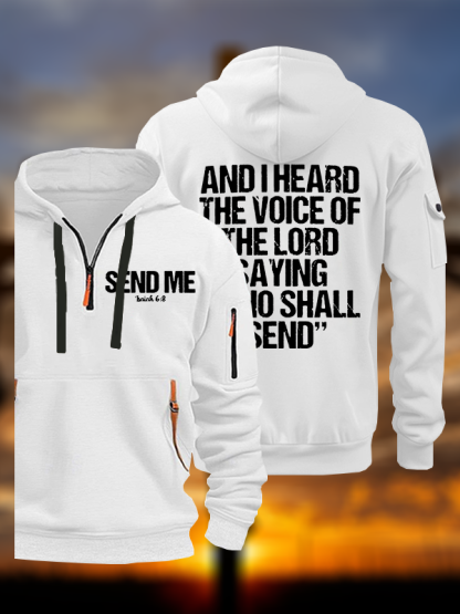 Send Me Isaiah 6:8 Jesus God Christian Zipper Hoodies