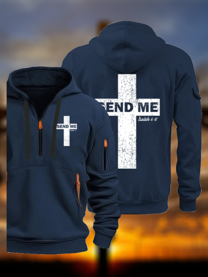 Send Me Isaiah 6:8 Jesus God Christian Zipper Hoodies