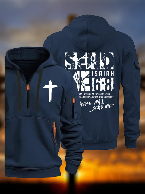 Send Me Isaiah 6:8 Jesus God Christian Zipper Hoodies