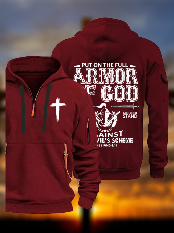 Armor of God Jesus God Christian Zipper Hoodies