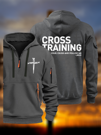 Cross Training Jesus God Christian Zipper Hoodies