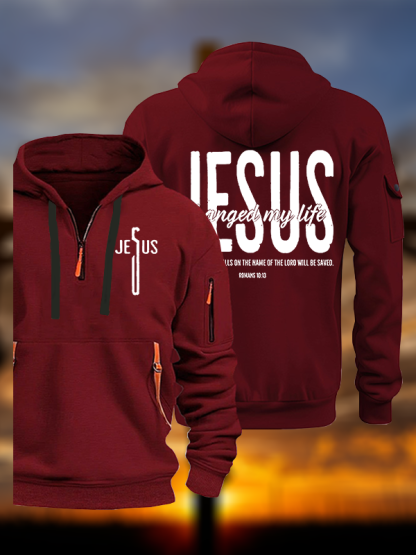 Jesus Changed My Life Jesus God Christian Zipper Hoodies