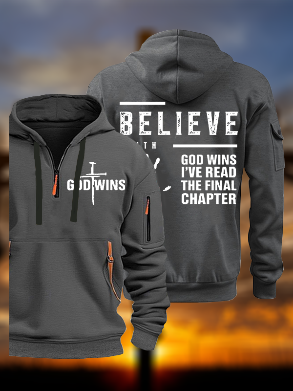 God Wins Jesus God Christian Zipper Hoodies