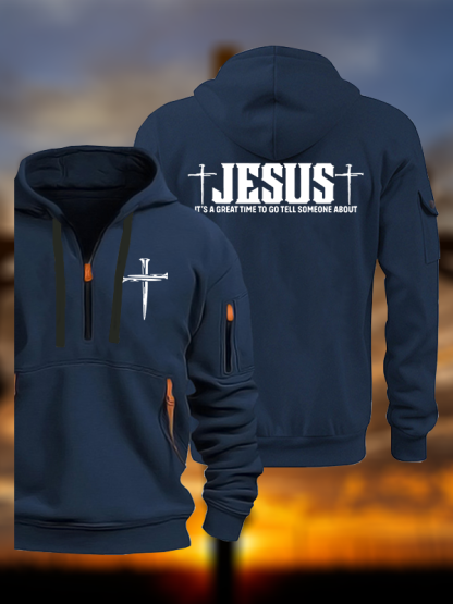 It’S A Great Time To Go Tell Someone About Jesus Jesus God Christian Zipper Hoodies