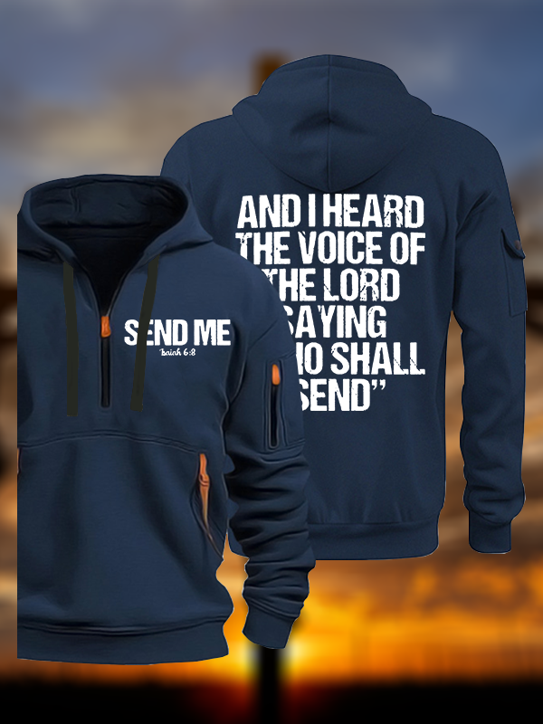 Send Me Isaiah 6:8 Jesus God Christian Zipper Hoodies