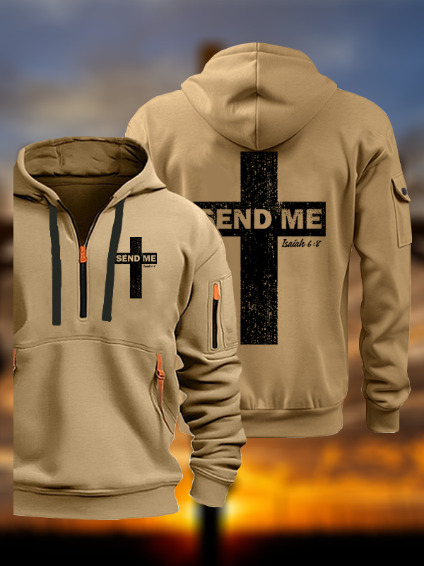 Send Me Isaiah 6:8 Jesus God Christian Zipper Hoodies