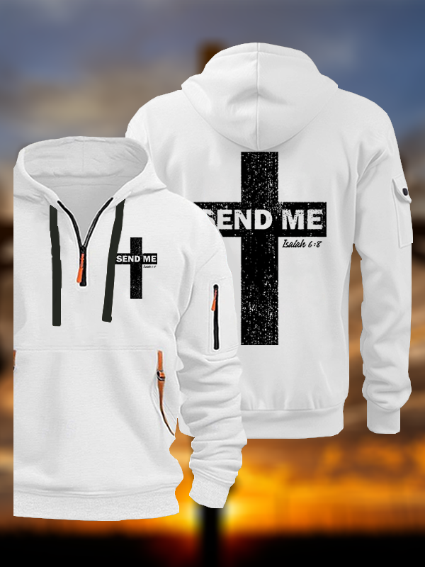 Send Me Isaiah 6:8 Jesus God Christian Zipper Hoodies
