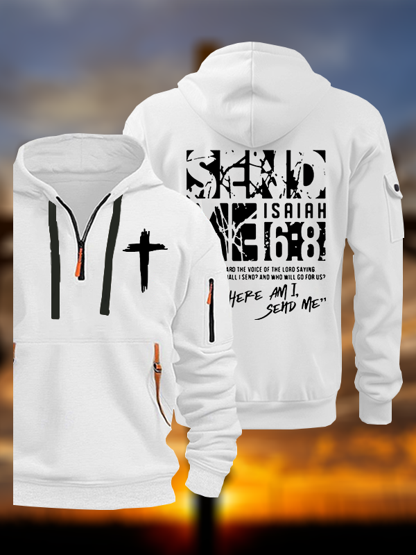 Send Me Isaiah 6:8 Jesus God Christian Zipper Hoodies