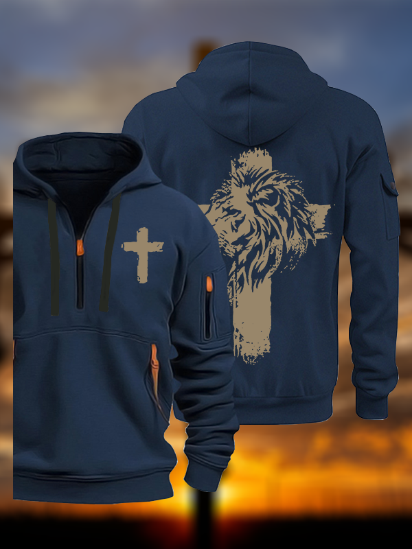 Fearless in Faith Jesus God Christian Zipper Hoodies