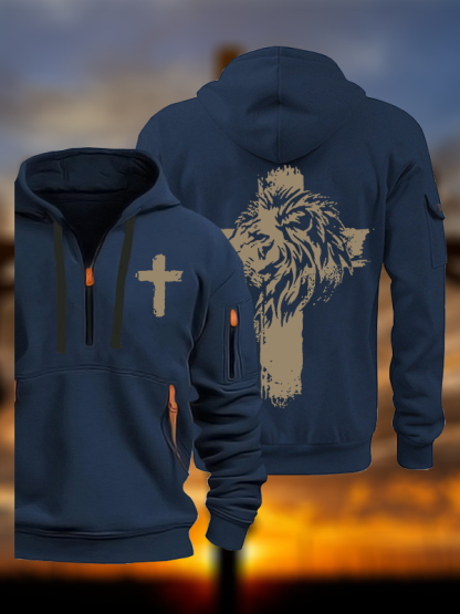 Fearless in Faith Jesus God Christian Zipper Hoodies