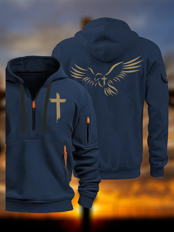 Wings Like Eagles Jesus God Christian Zipper Hoodies
