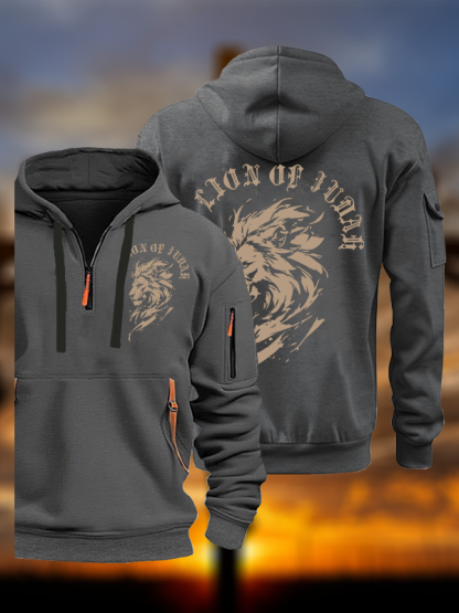 Lion Of Judah Jesus God Christian Zipper Hoodies