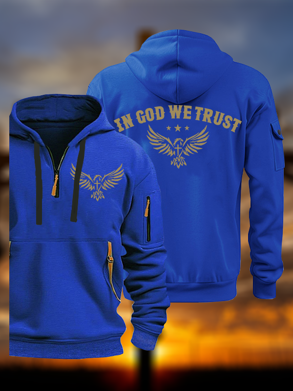 In God We Trust Jesus God Christian Zipper Hoodies