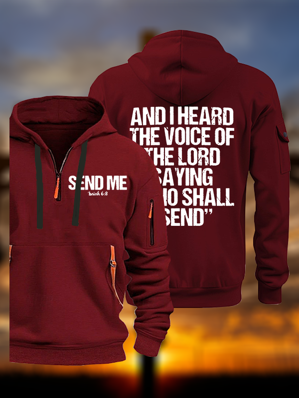 Send Me Isaiah 6:8 Jesus God Christian Zipper Hoodies