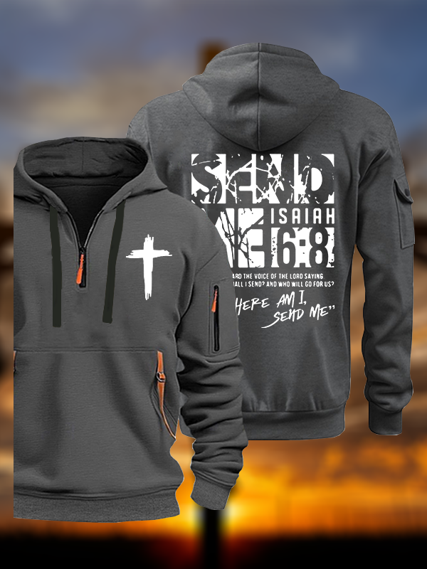 Send Me Isaiah 6:8 Jesus God Christian Zipper Hoodies