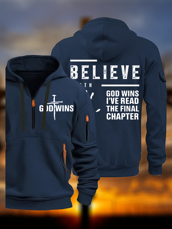 God Wins Jesus God Christian Zipper Hoodies