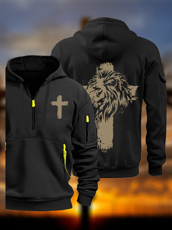 Fearless in Faith Jesus God Christian Zipper Hoodies