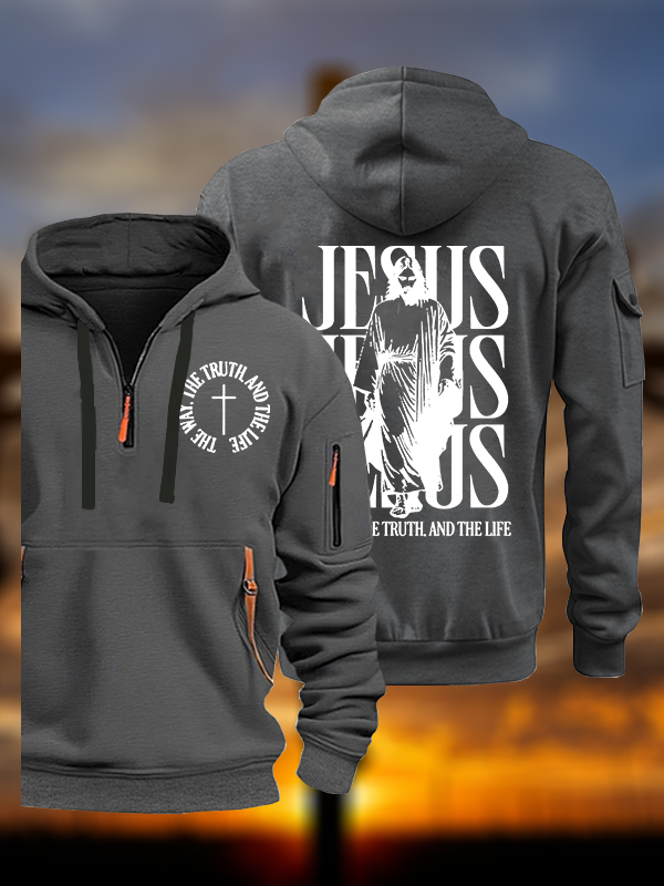 Jesus The Way The Truth And The Life  Jesus God Christian Zipper Hoodies