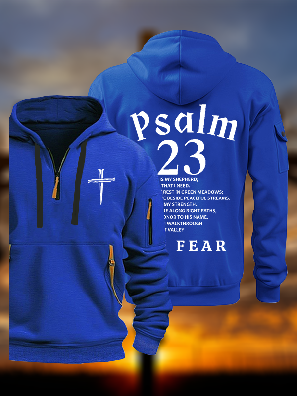 Psalm 23 Jesus God Christian Zipper Hoodies