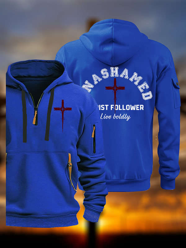 Unashamed Christ Follower Jesus God Christian Zipper Hoodies