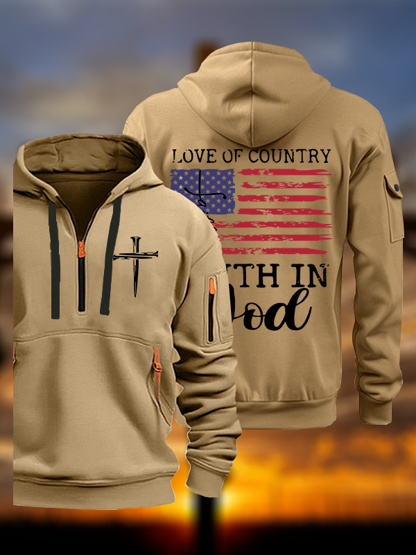 Faith In God Jesus God Christian Zipper Hoodies