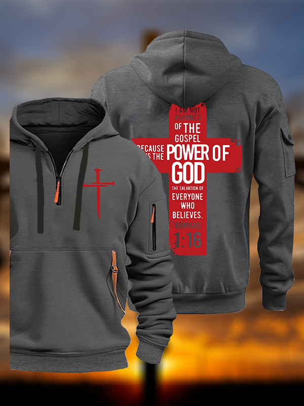 Romans 1 ：16 Jesus God Christian Zipper Hoodies