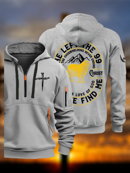 He Left The 99 Jesus God Christian Zipper Hoodies