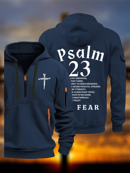 Psalm 23 Jesus God Christian Zipper Hoodies
