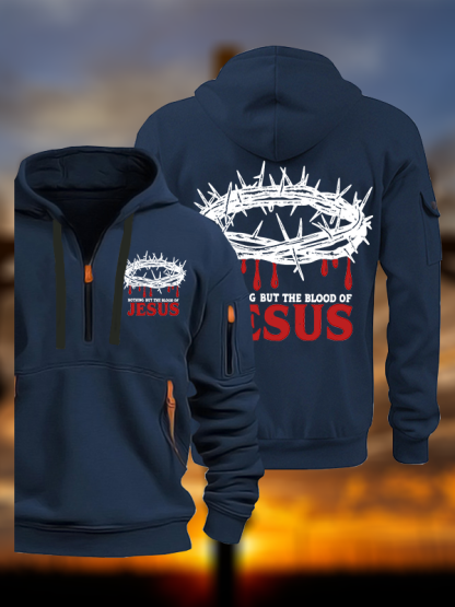Blood Of Jesus  Jesus God Christian Zipper Hoodies