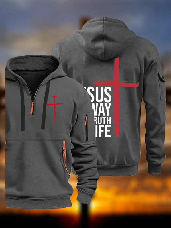 Jesus The Way Truth Life Jesus God Christian Zipper Hoodies