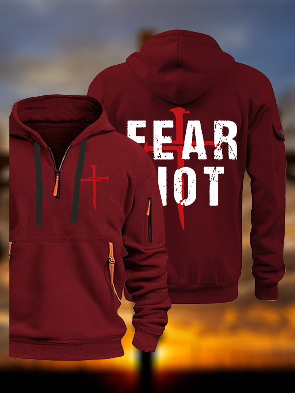 Fear Not Jesus God Christian Zipper Hoodies