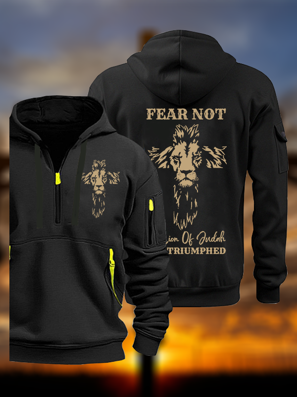 Fear Not  Jesus God Christian Zipper Hoodies