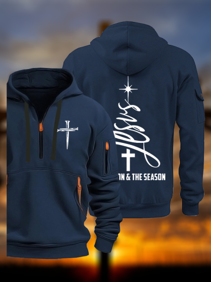 The Reason & The Season Jesus God Christian Zipper Hoodies