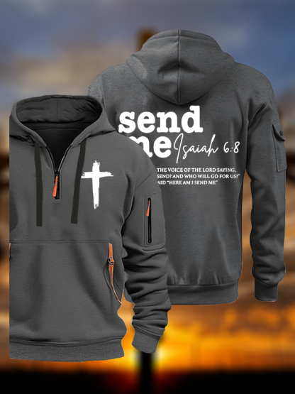  Send Me Jesus God Christian Zipper Hoodies