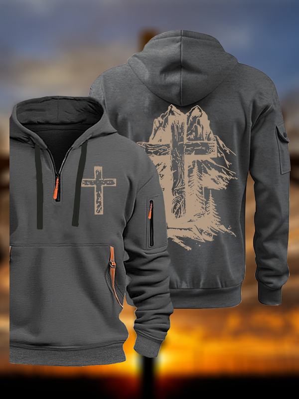 Faith Over Mountains Jesus God Christian Zipper Hoodies