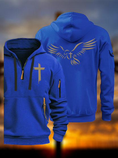 Wings Like Eagles Jesus God Christian Zipper Hoodies