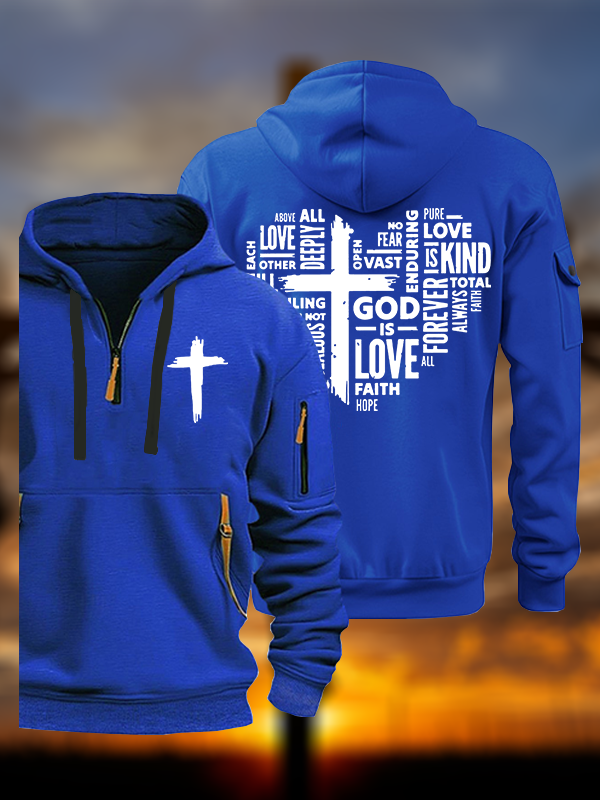 God is Love Jesus God Christian Zipper Hoodies