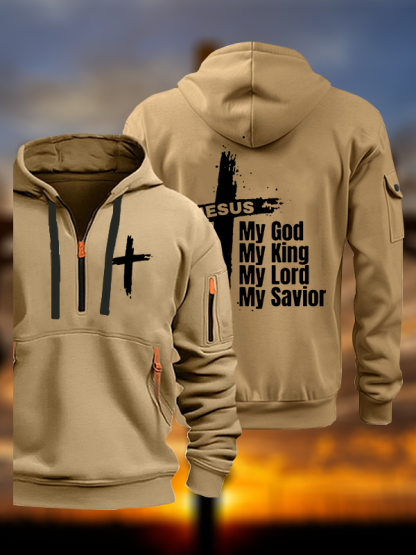 My God My King My Lord My Savior Jesus God Christian Zipper Hoodies
