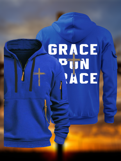 Grace Upon Grace  Jesus God Christian Zipper Hoodies