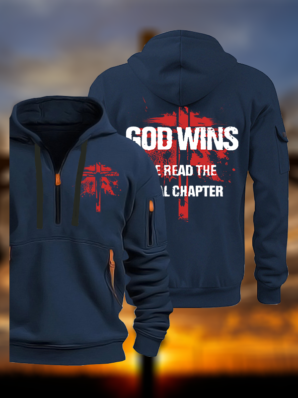 God Wins Jesus God Christian Zipper Hoodies